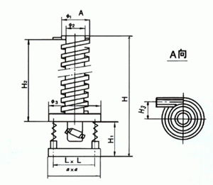 垂直振動(dòng)提升機(jī)外形圖 垂直振動(dòng)提升機(jī)外形圖