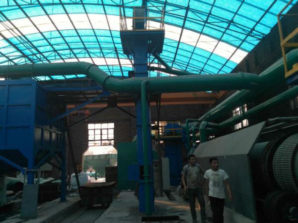 平遙消失模生產線斗式提升機運行檢測現場 平遙消失模生產線斗式提升機運行檢測現場