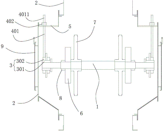 斗式提升機(jī)內(nèi)部張緊裝置 斗式提升機(jī)內(nèi)部張緊裝置